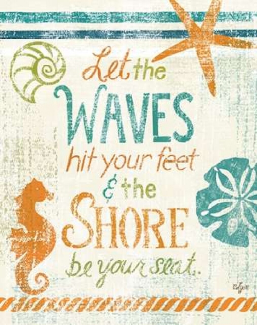 Coastal Sentiment II Poster Print by Rebecca Lyon - Item # VARPDXRB7687RL